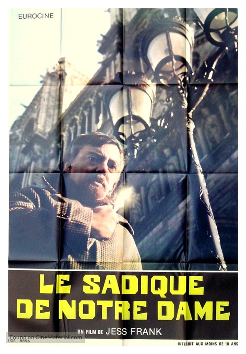 El s&aacute;dico de Notre-Dame - French Movie Poster