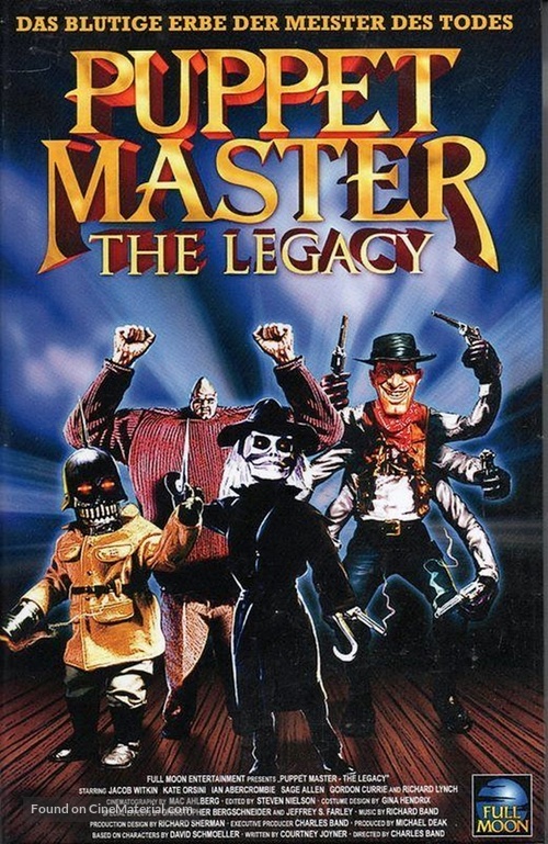 Puppet Master: The Legacy - German DVD movie cover