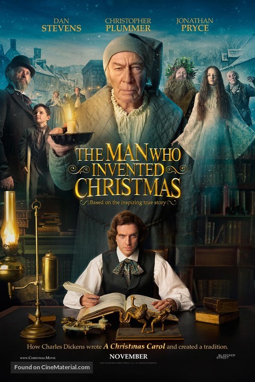 The Man Who Invented Christmas - Movie Poster