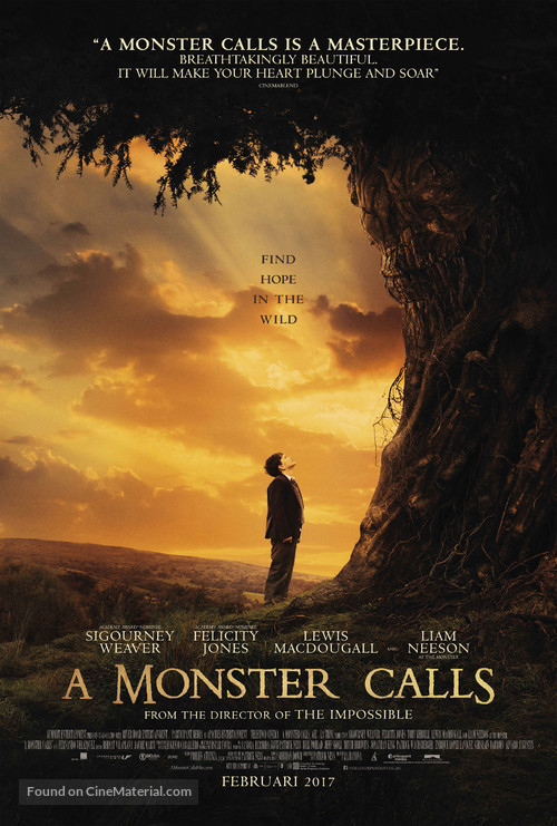 A Monster Calls - Dutch Movie Poster