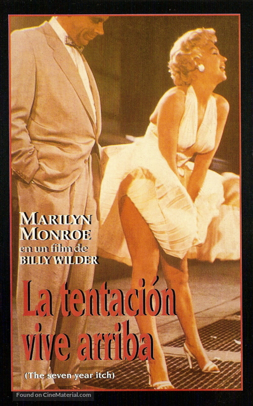 The Seven Year Itch - Spanish VHS movie cover