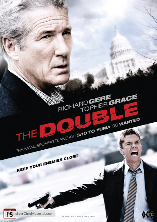 The Double - Norwegian DVD movie cover