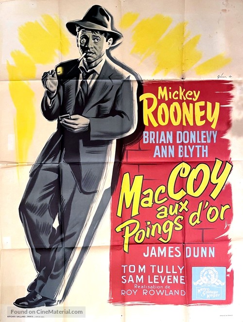 Killer McCoy - French Movie Poster
