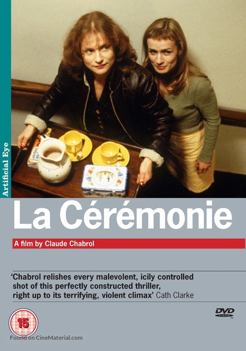 La c&eacute;r&eacute;monie - British DVD movie cover