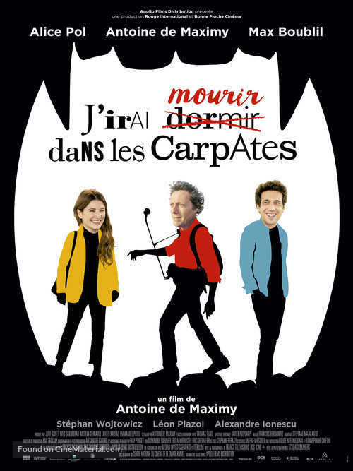 J&#039;irai Mourir Dans Les Carpates - French Movie Poster