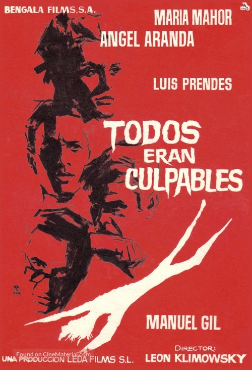 Todos eran culpables - Spanish Movie Poster