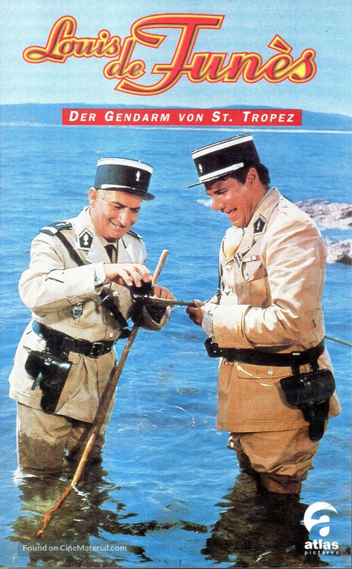 Le gendarme de St. Tropez - German VHS movie cover
