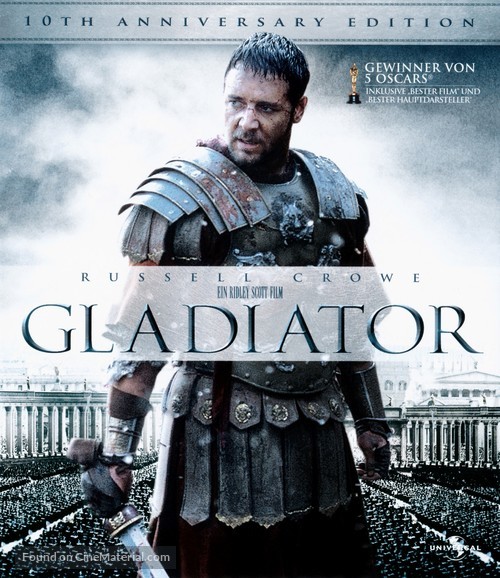 Gladiator - Swiss Blu-Ray movie cover