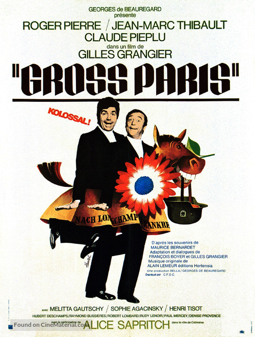 Gross Paris - French Movie Poster
