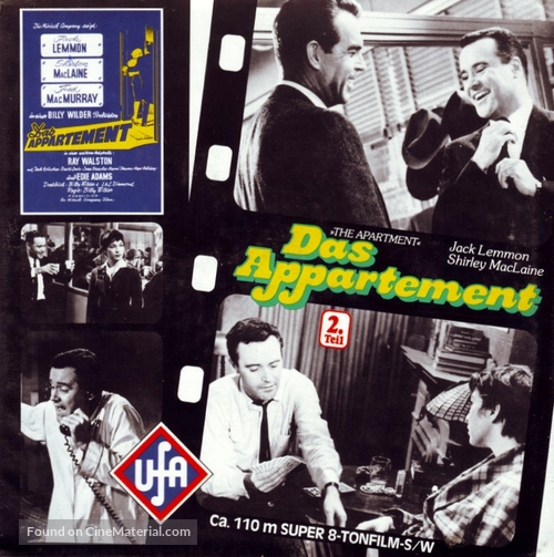 The Apartment - German Movie Cover