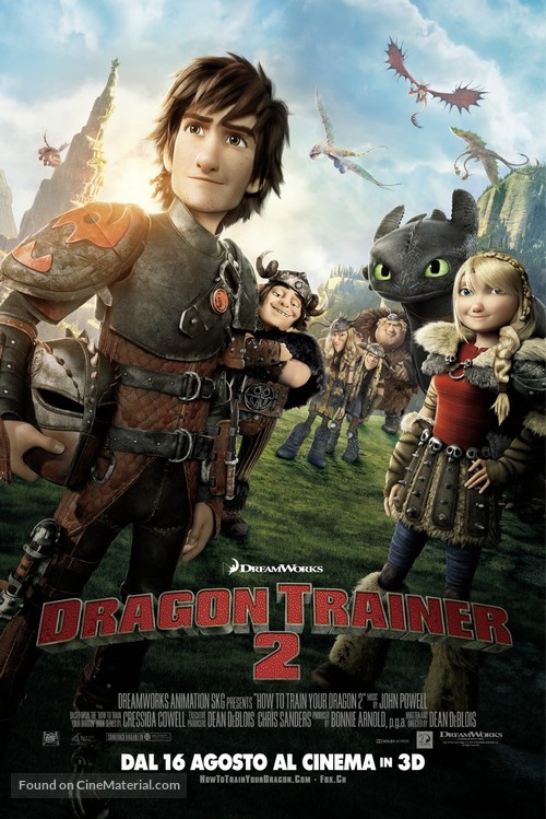 How to Train Your Dragon 2 - Swiss Movie Poster