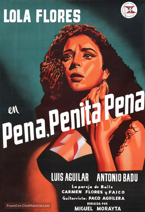 &iexcl;Ay, pena, penita, pena! - Spanish Movie Poster