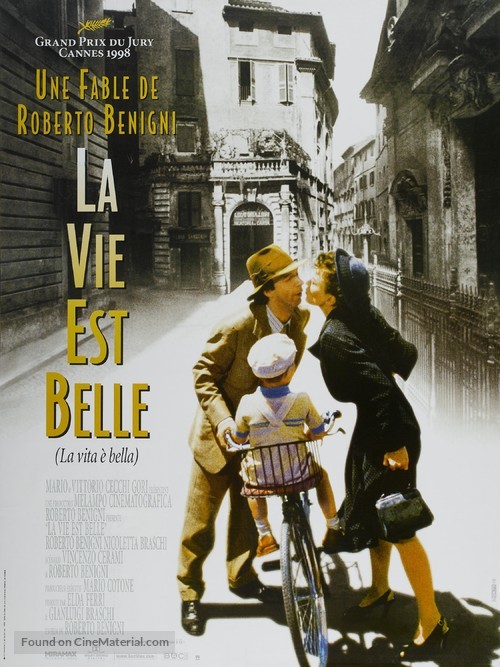 La vita &egrave; bella - French Movie Poster