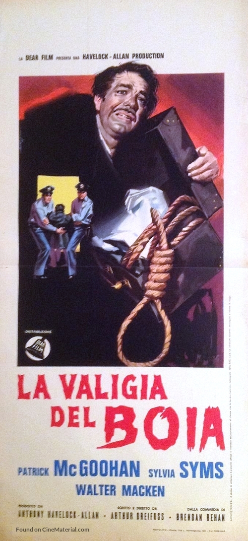 The Quare Fellow - Italian Movie Poster