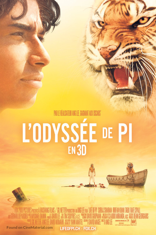 Life of Pi - Swiss Movie Poster