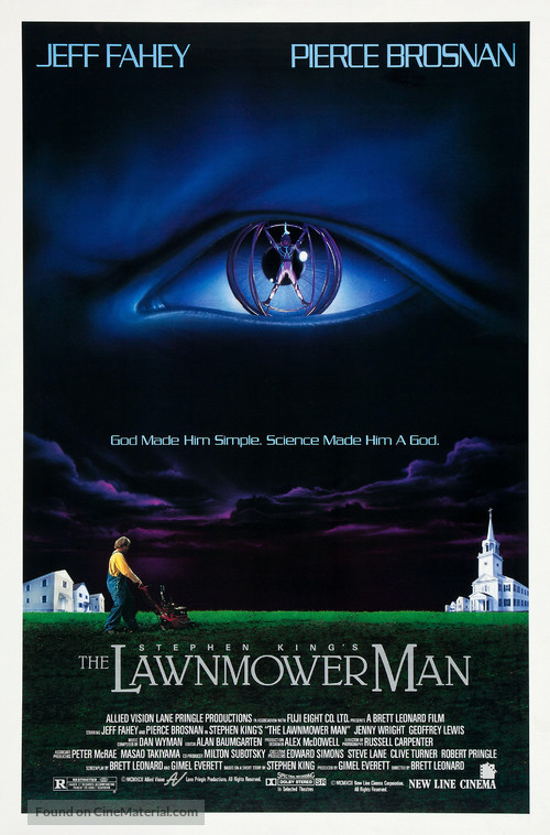 The Lawnmower Man - Theatrical movie poster