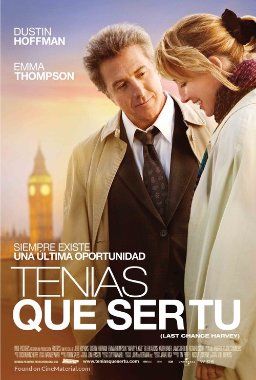 Last Chance Harvey - Spanish Movie Poster