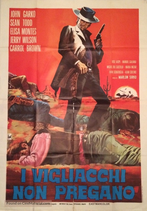 I vigliacchi non pregano - Italian Movie Poster