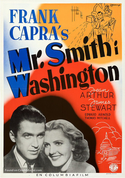 Mr. Smith Goes to Washington - Swedish Movie Poster