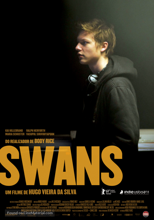 Swans - Portuguese Movie Poster