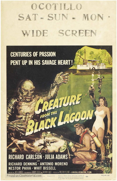 Creature from the Black Lagoon - Movie Poster