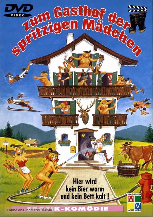 Zum Gasthof der spritzigen M&auml;dchen - German DVD movie cover