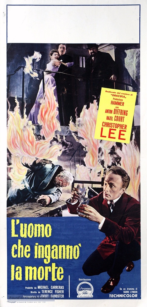 The Man Who Could Cheat Death - Italian Movie Poster