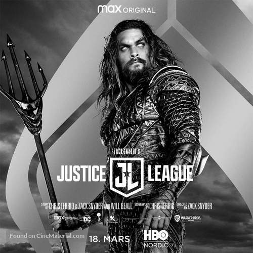 Zack Snyder&#039;s Justice League - Norwegian Movie Poster