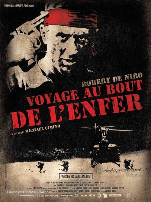 The Deer Hunter - French Re-release movie poster