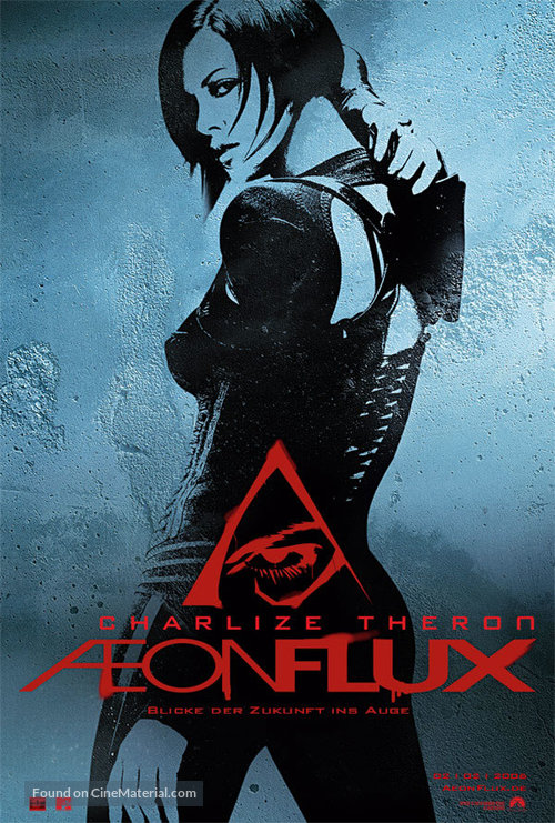 &AElig;on Flux - German Movie Poster