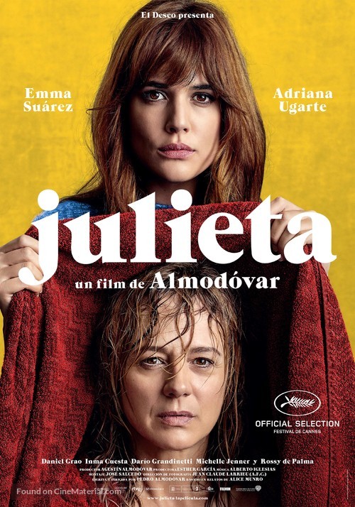 Julieta - Spanish Movie Poster