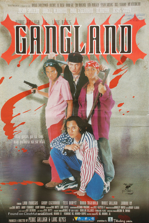 Gangland - Philippine Movie Poster