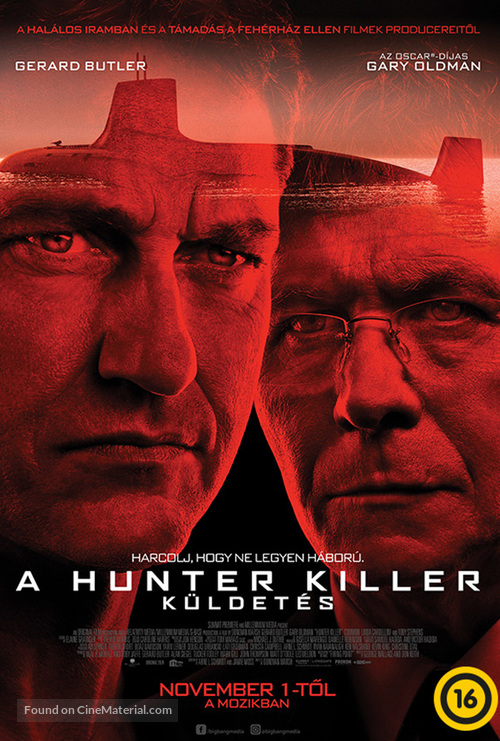 Hunter Killer - Hungarian Movie Poster
