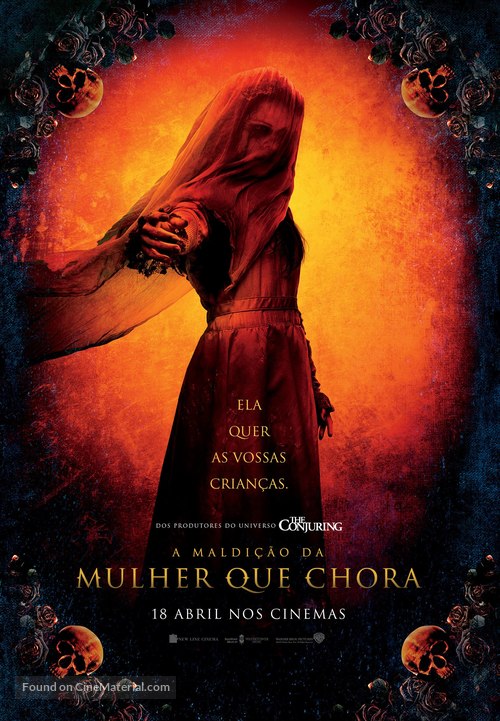 The Curse of La Llorona - Portuguese Movie Poster