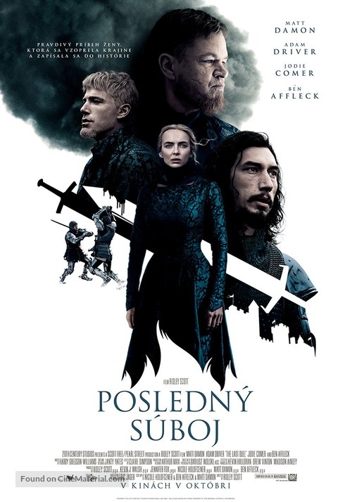 The Last Duel - Slovak Movie Poster