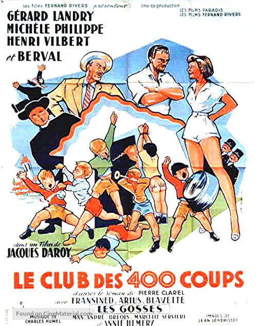 Le club des 400 coups - French Movie Poster