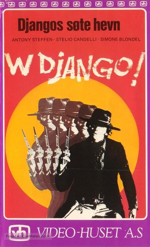 W Django! - Norwegian VHS movie cover