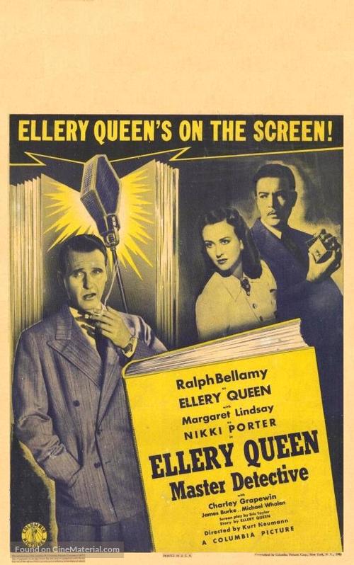 Ellery Queen, Master Detective - Movie Poster