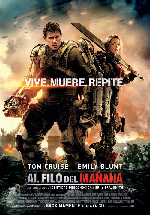 Edge of Tomorrow - Mexican Movie Poster