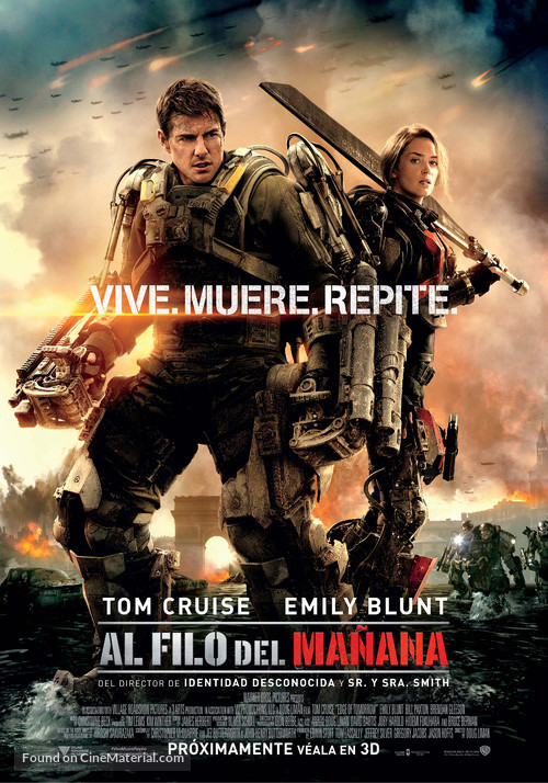 Edge of Tomorrow - Mexican Movie Poster