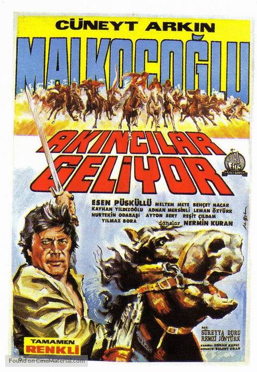 Malko&ccedil;oglu - akincilar geliyor - Turkish Movie Poster