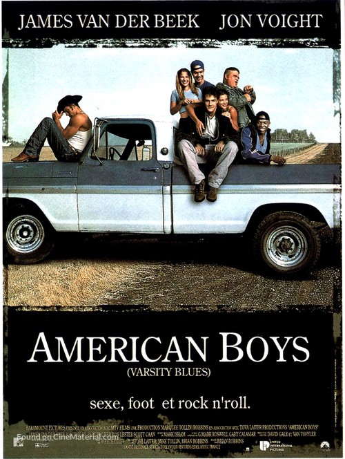 Varsity Blues - French Movie Poster