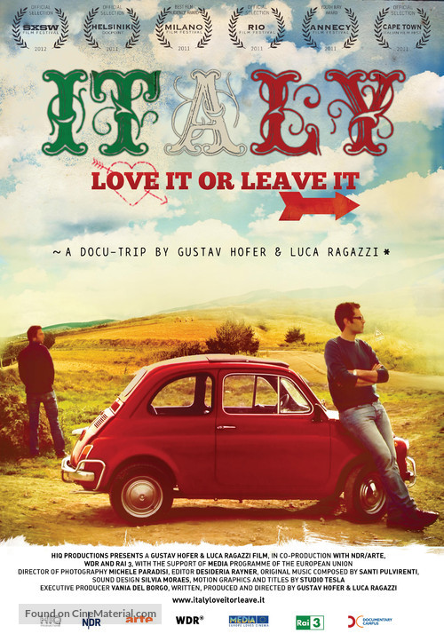 Italy: Love It, or Leave It - Italian Movie Poster