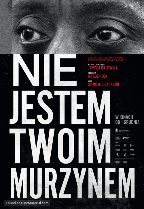 I Am Not Your Negro - Polish Movie Poster