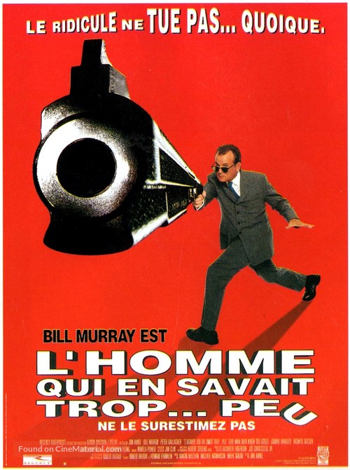 The Man Who Knew Too Little - French Movie Poster