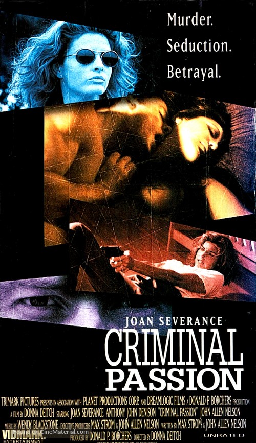 Criminal Passion - VHS movie cover