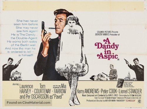 A Dandy in Aspic - British Movie Poster