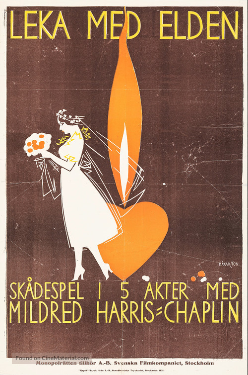 Borrowed Clothes - Swedish Movie Poster