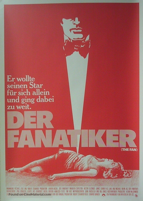 The Fan - German Movie Poster
