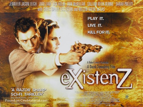 eXistenZ - British Movie Poster